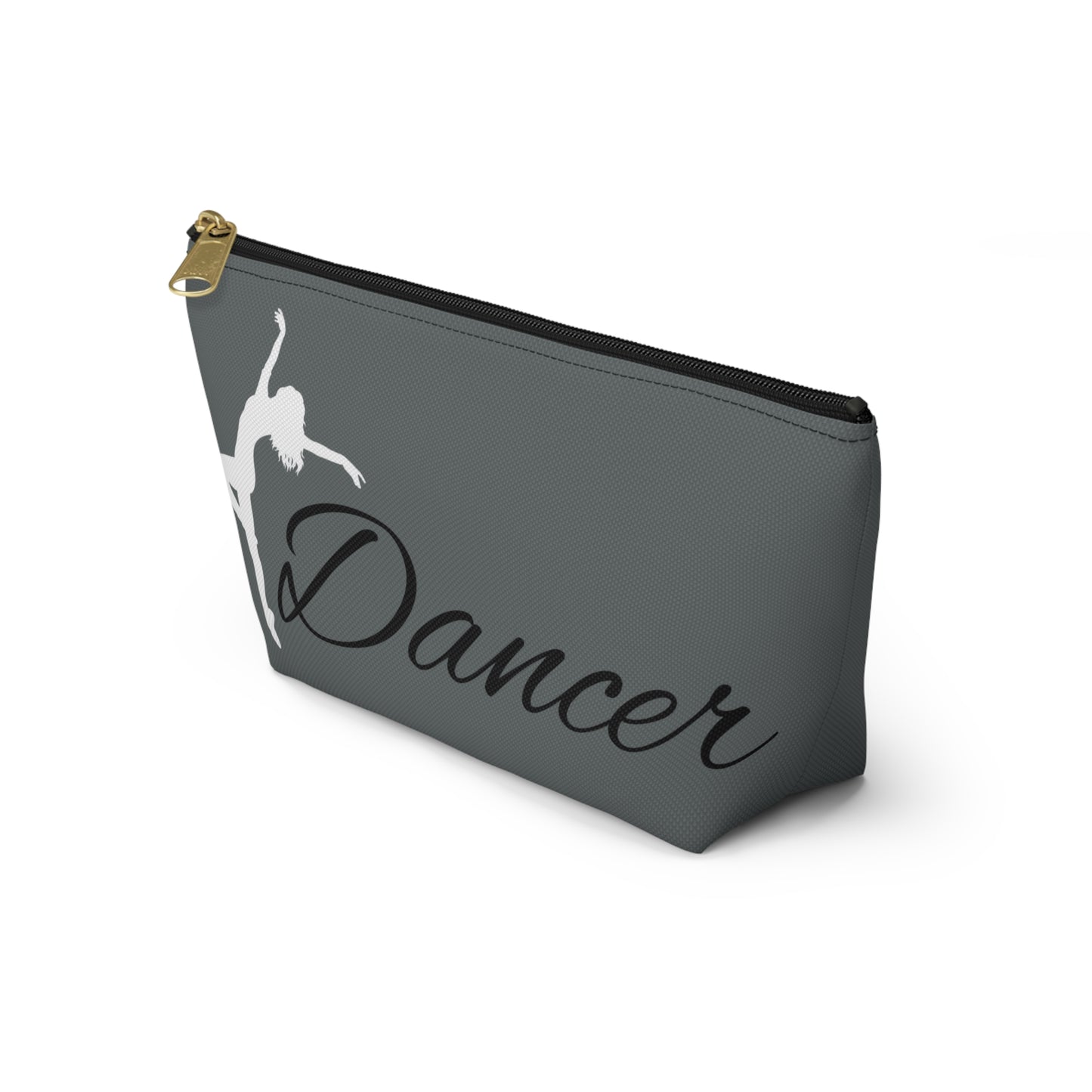 Dancer, dance bag, toiletry bag , makeup bag , accessory bag, Dancer pride gift great for teens , birthday and Christmas gift.recitals and compition