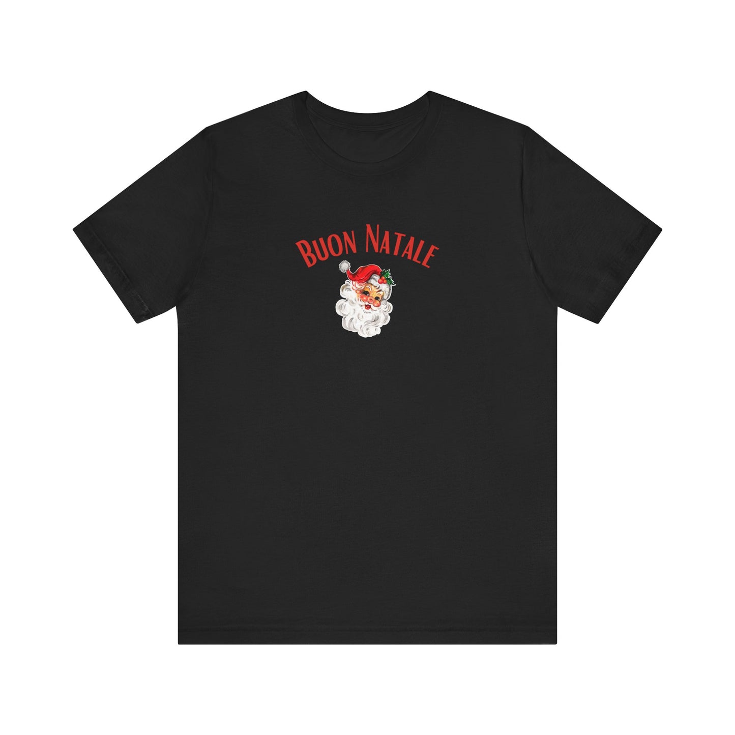 Buon Natale Christmas Unisex Tee, Matching Family Shirt, Merry Christmas T-Shirt, Holiday Apparel, Festive Top