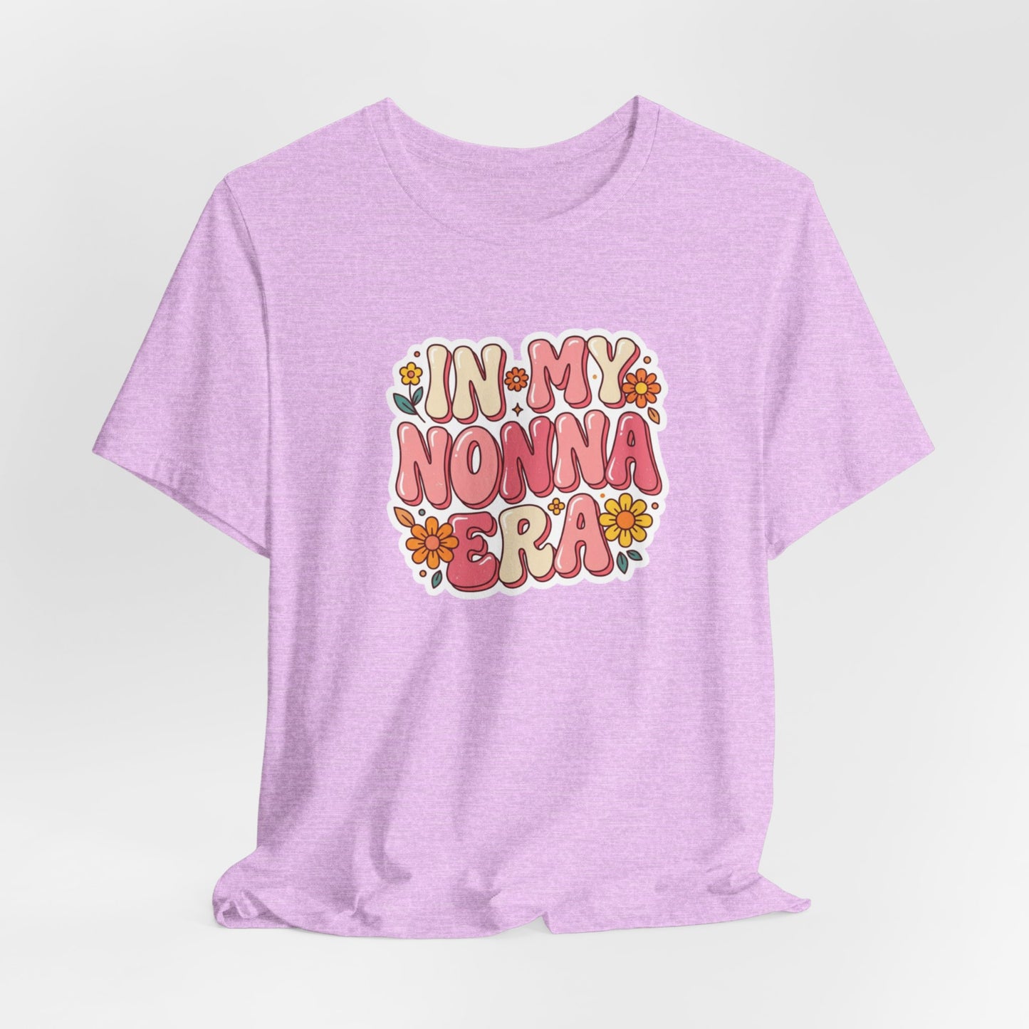 T-Shirt — "In My Nonna Era" Retro Floral Italian Grandma Tee