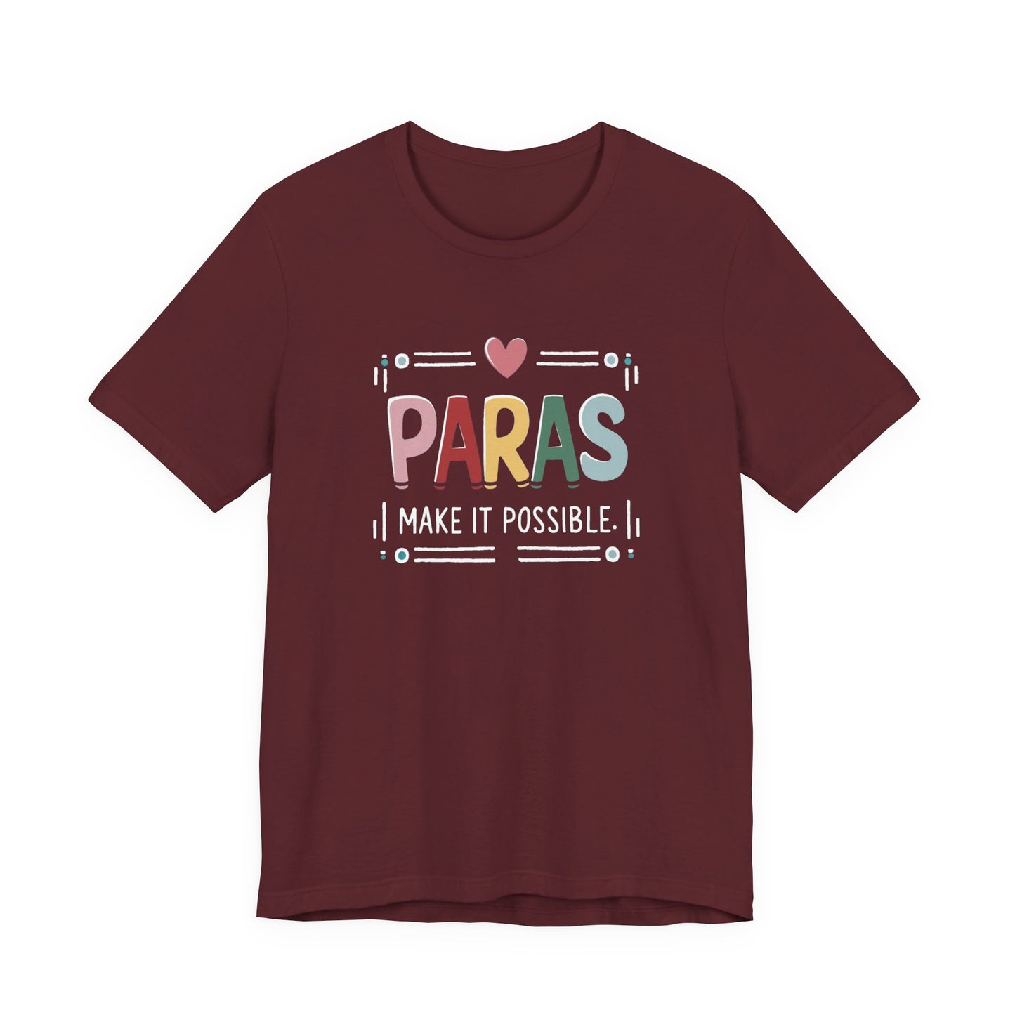 Paras Kids' Tee — Colorful Heart Design