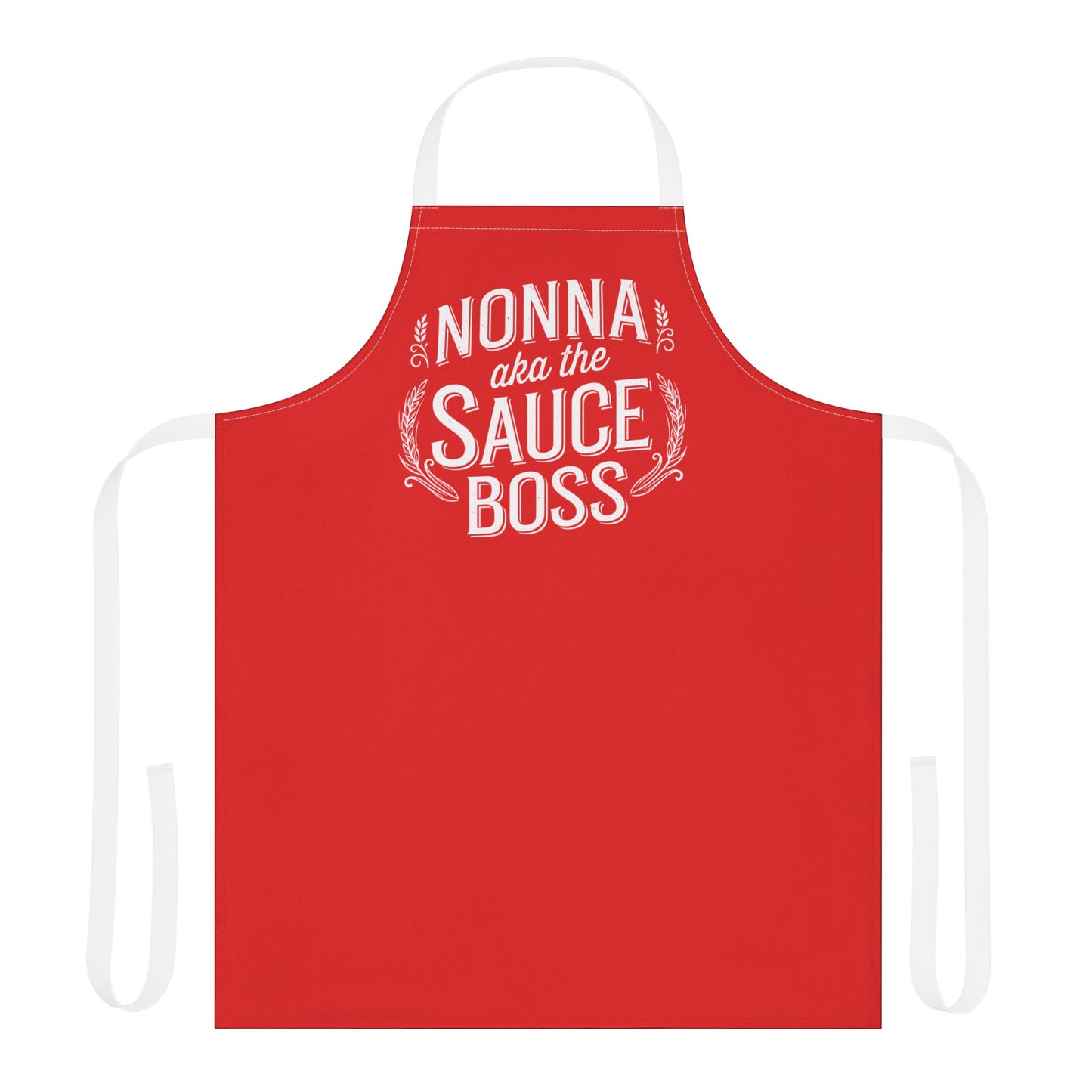 Apron — "Nonna aka the Sauce Boss" Kitchen Apron, Italian Grandma Cooking Gift