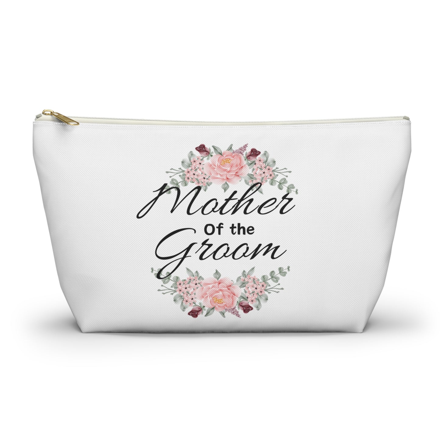 Mother of the groom , wedding favor, toiletry bag , makeup bag , accessory bag great bags for a while, wedding parties, bridal party gift bags