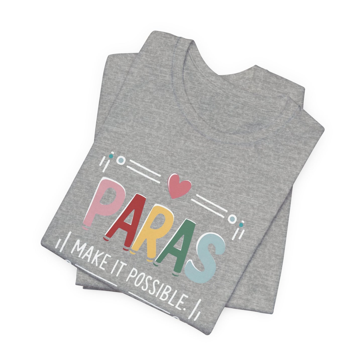 Paras Kids' Tee — Colorful Heart Design