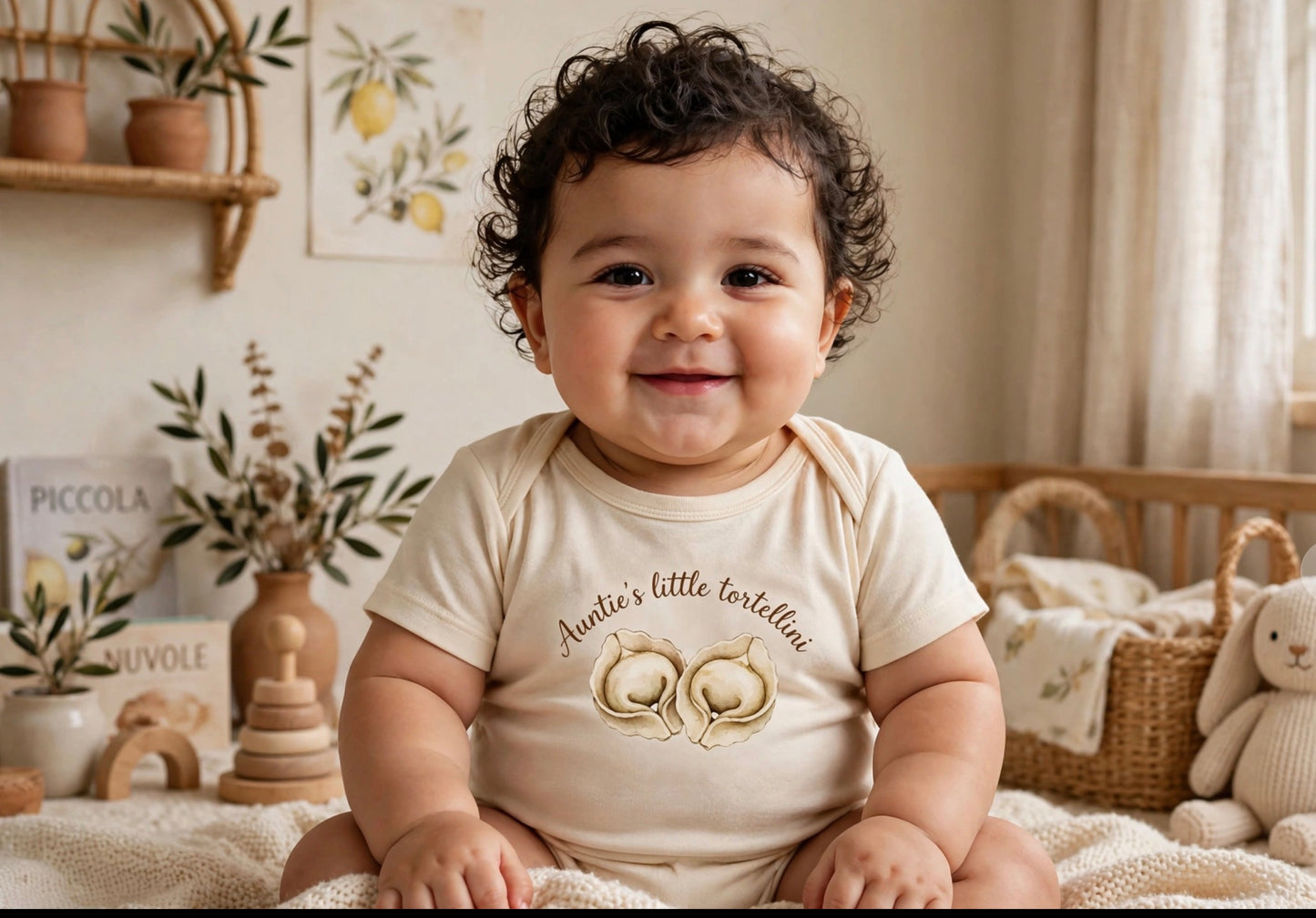 Infant Bodysuit - Auntie’s little tortellini