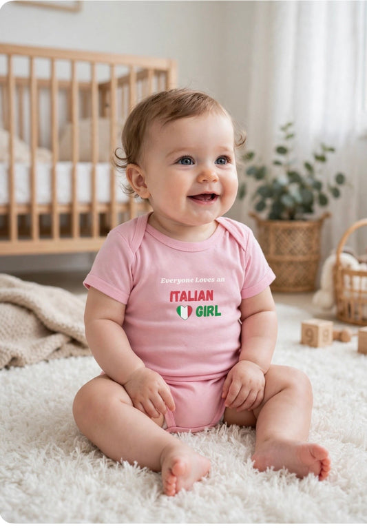 Italian Girl Infant Bodysuit Baby Bodysuit