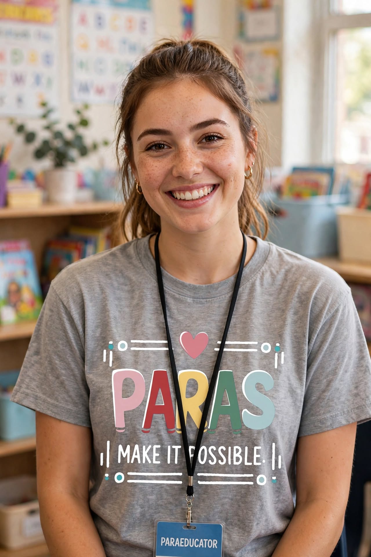 Paras Kids' Tee — Colorful Heart Design
