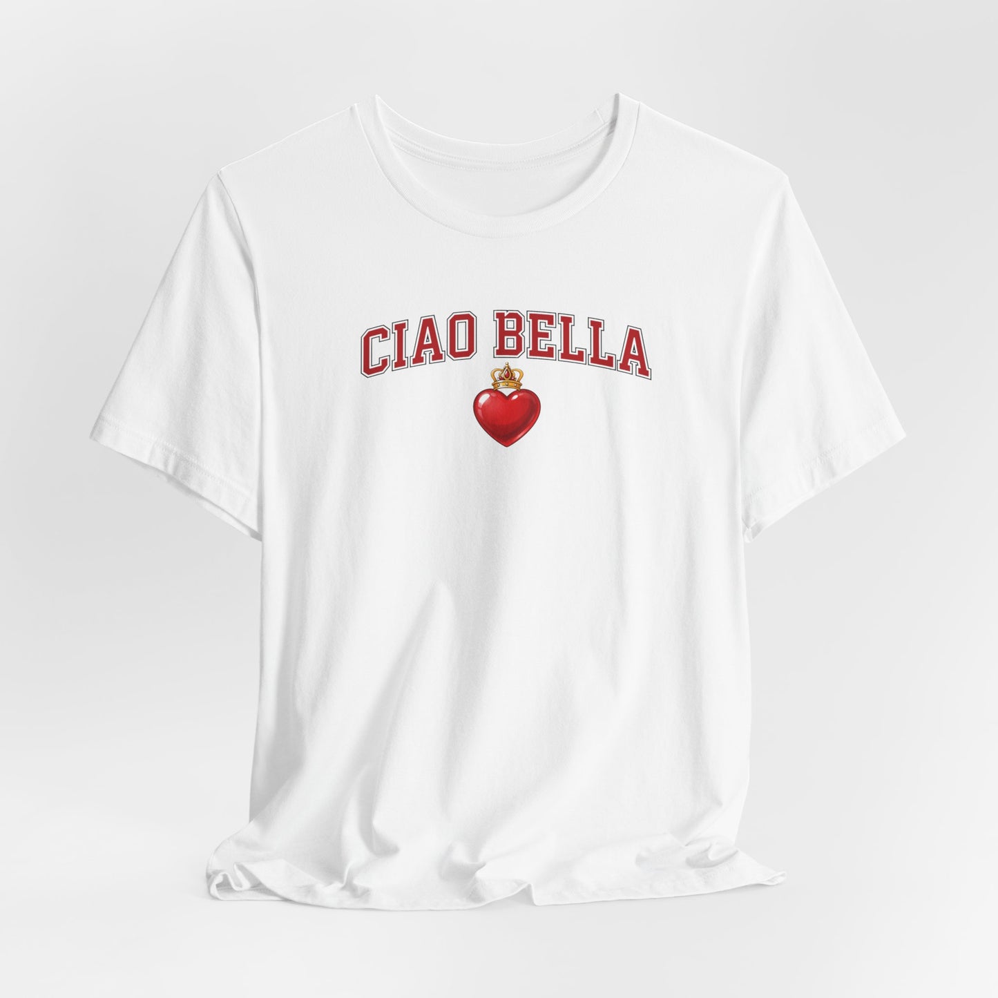Ciao Bella Tee — Italian Heart Graphic T-Shirt