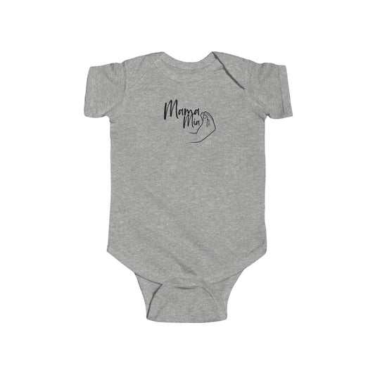 Mamma Mia  Infant Fine Jersey Bodysuit, funny baby outfit , great gift for baby shower or new born gifts , good luck , baby blessing evil eye, Italian flag butterfly