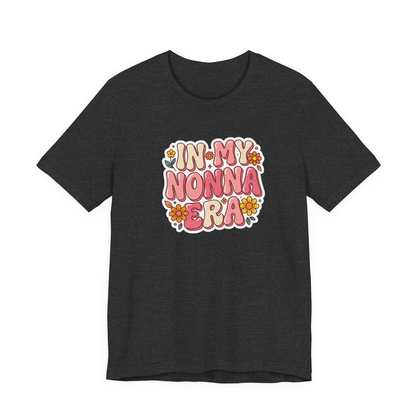 T-Shirt — "In My Nonna Era" Retro Floral Italian Grandma Tee