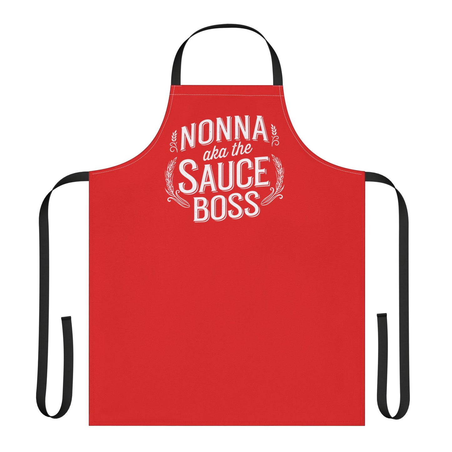 Apron — "Nonna aka the Sauce Boss" Kitchen Apron, Italian Grandma Cooking Gift