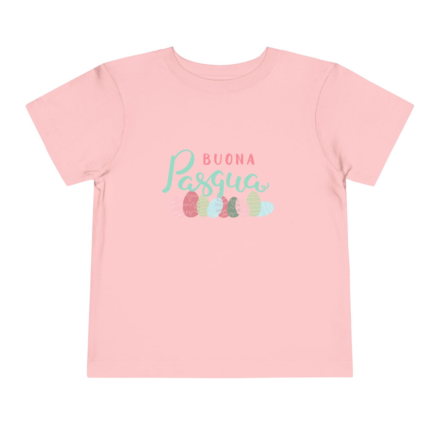 Easter Toddler Tee, Soft Cotton Short Sleeve, Cute Spring Shirt, Kids Easter Outfit, Buona Pasqua Design