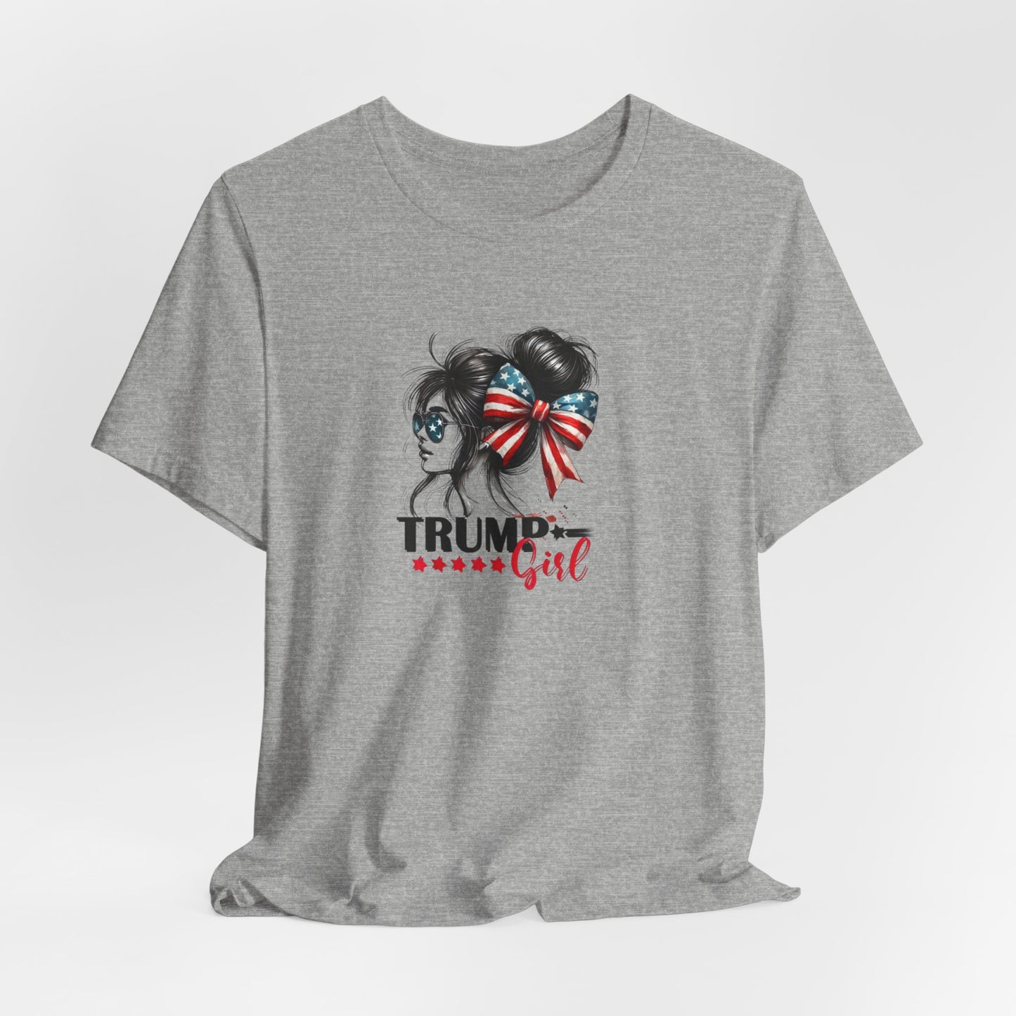 Funny Trump Girls Unisex Tee, Short Sleeve Election Shirt, Political Graphic Tshirt, Humorous President Top, Patriotic Clothes Gift