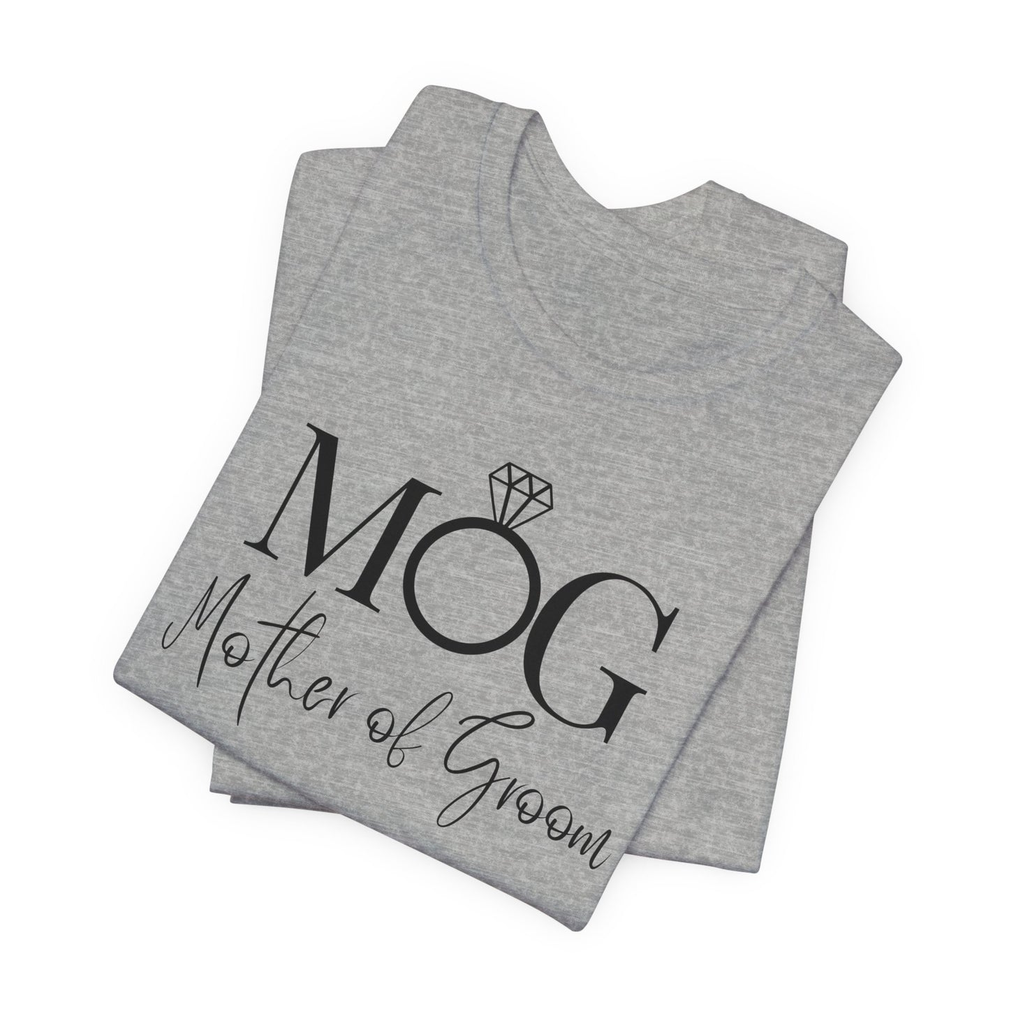 Mother of the groom of Unisex Jersey Short Sleeve Tee, bridal party shirt for grooms mother, wedding party shirts Express Delivery available