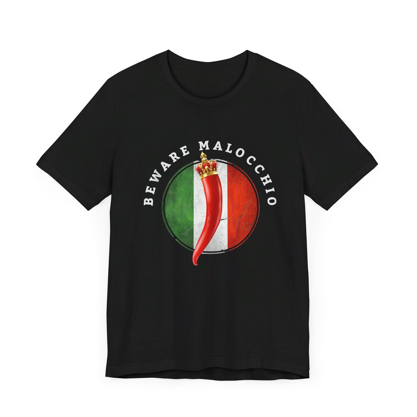 Italian inspired horn corno cornocello - beware of Macchio-evil eye-great Italian gift -  men and women shirt