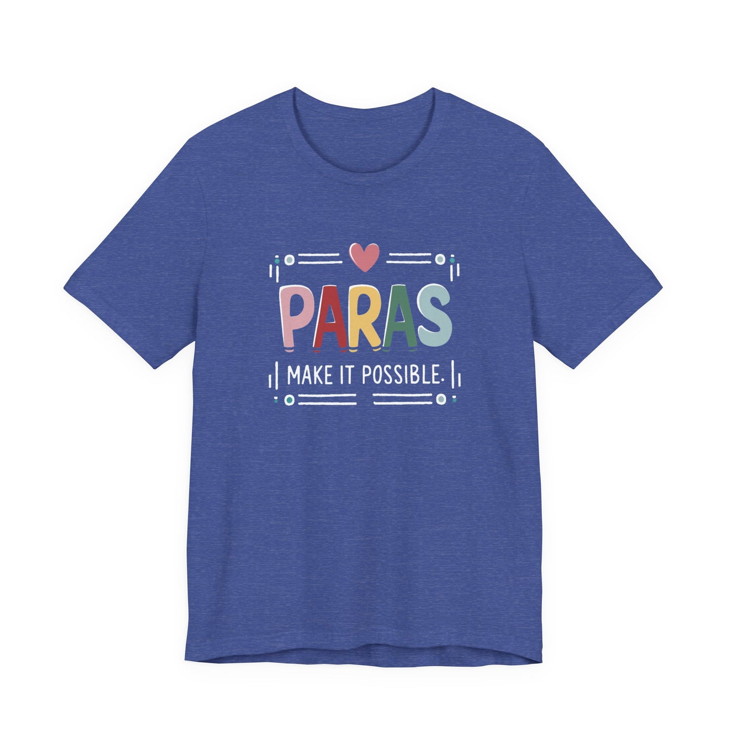 Paras Kids' Tee — Colorful Heart Design