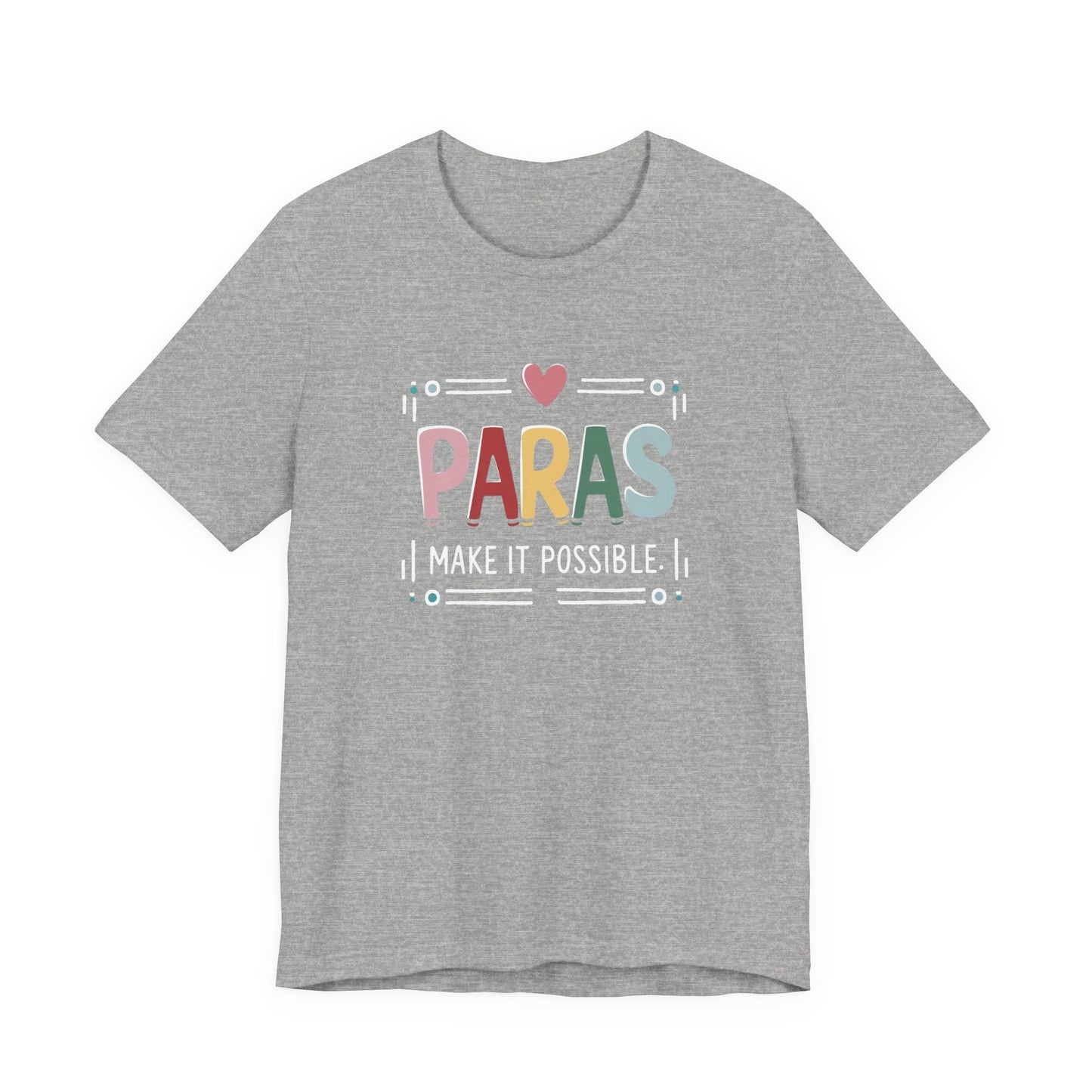 Paras Kids' Tee — Colorful Heart Design