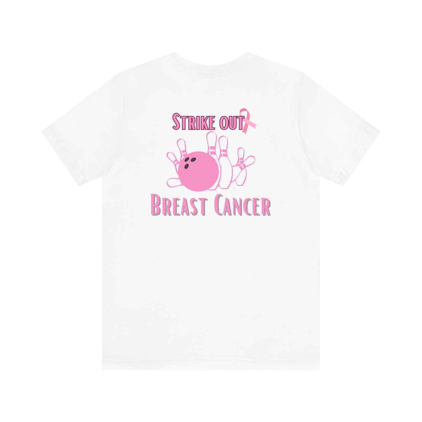 Breast cancer awareness bowling Unisex Jersey Short Sleeve Tee, bowling shirt groups breast cancer awareness, matching bowling  team shirts