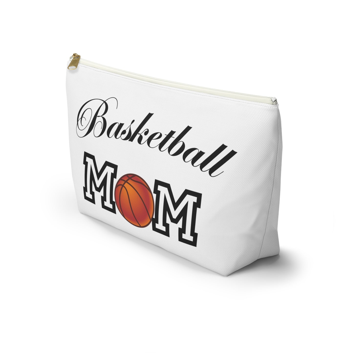 Basketball mom, basketball, mom toiletry bag, makeup bag, accessory bag  great gift bags for moms, Christmas birthday and mother day gifts.