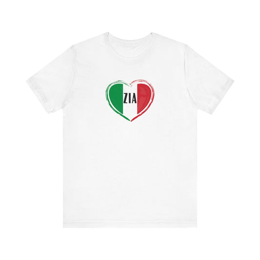 Zia shirt-Italian Aunt shirt- great gift for Christmas and birthday -  wonderful Pregnancy announcement-Mothers day shirt
