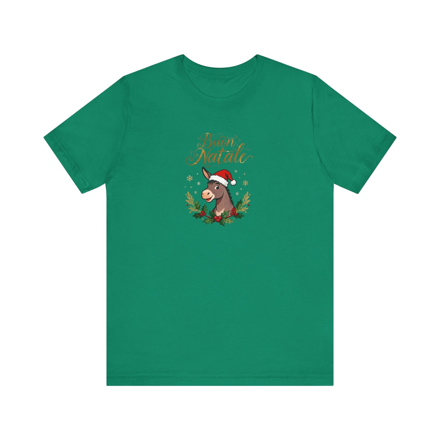 Buon Natale donkey Christmas Tee | Holiday Shirt