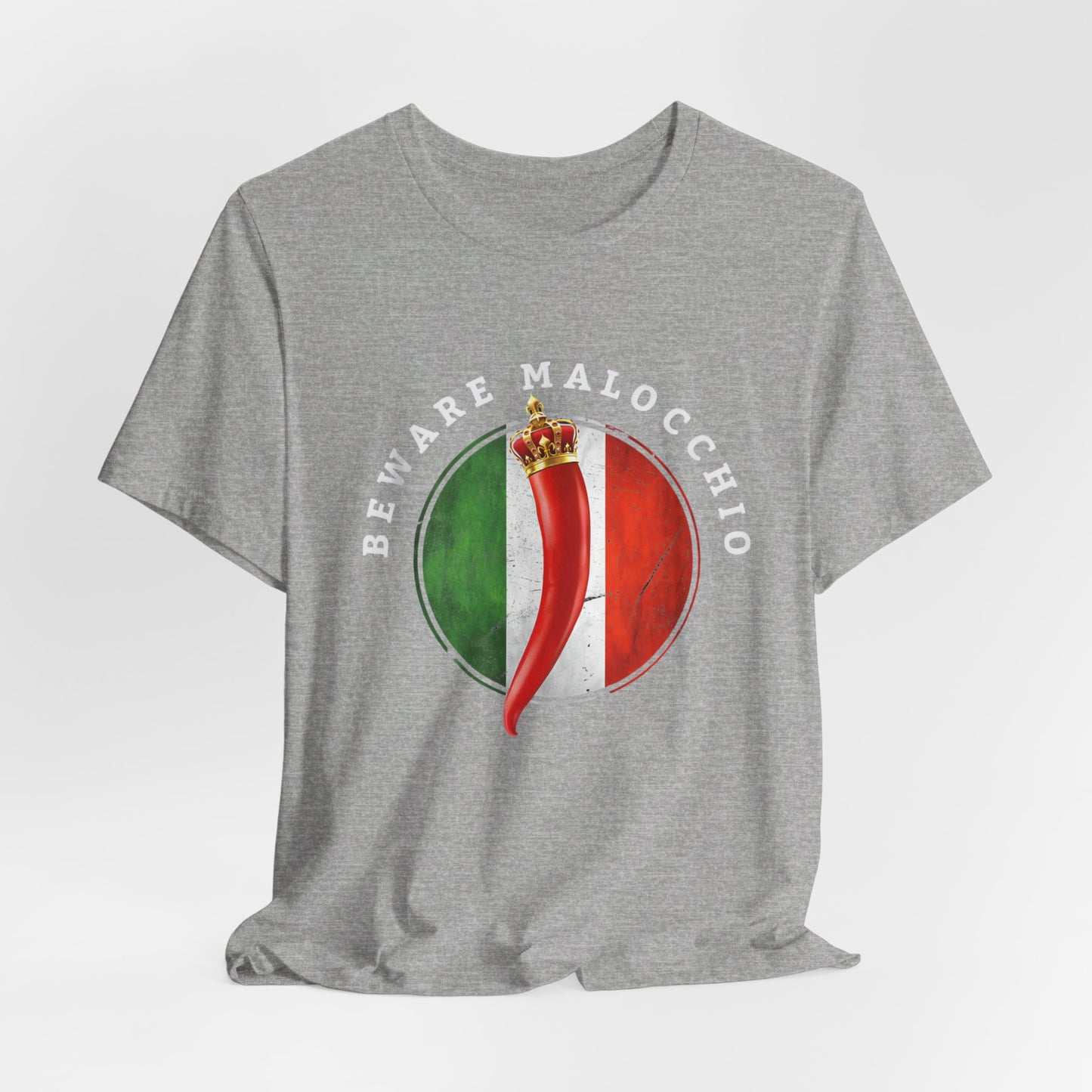 Italian inspired horn corno cornocello - beware of Macchio-evil eye-great Italian gift -  men and women shirt