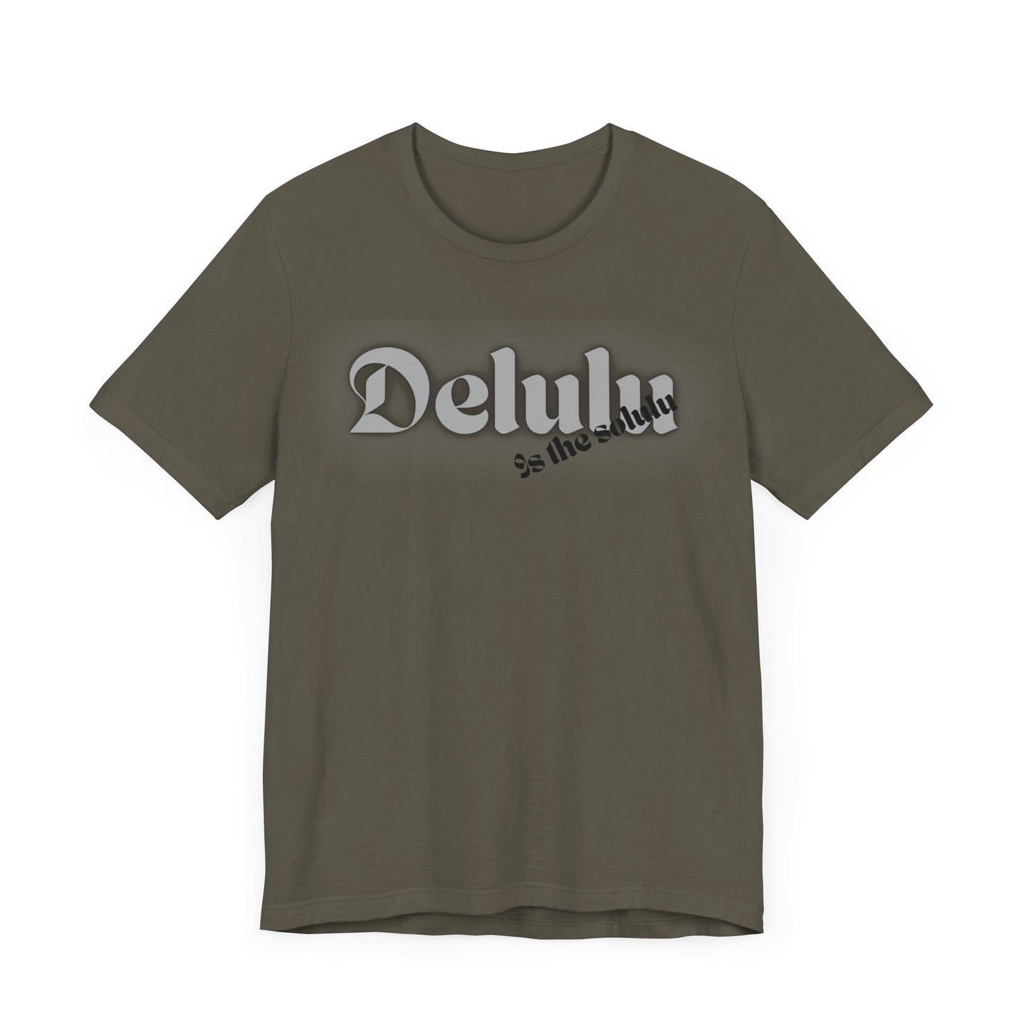 Delulu state of mind Unisex Jersey Short Sleeve Tee. Back to school shirt for middle school boys and girls