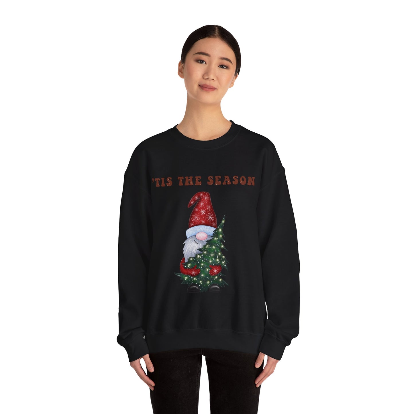 Christmas Gnome Sweatshirt, Tis the season, Christmas tree, Christmas shirt, holiday