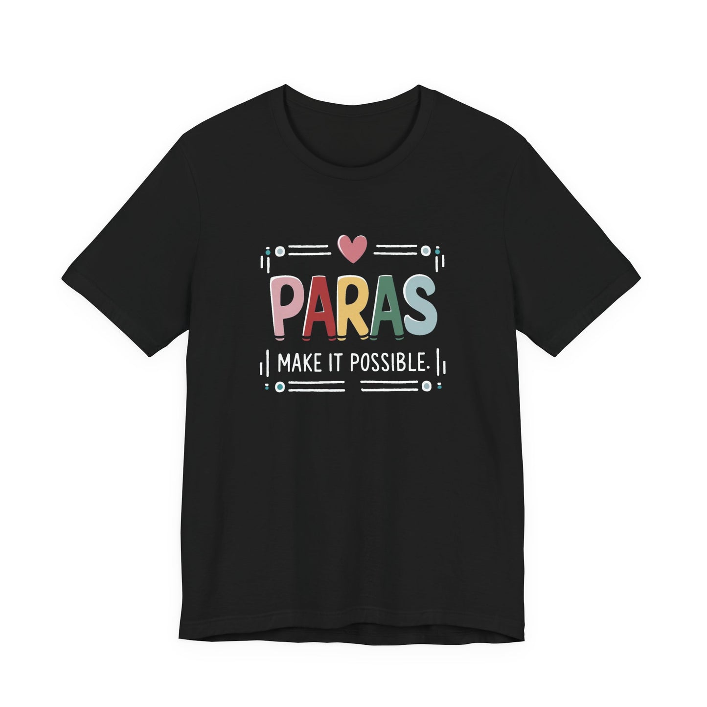 Paras Kids' Tee — Colorful Heart Design