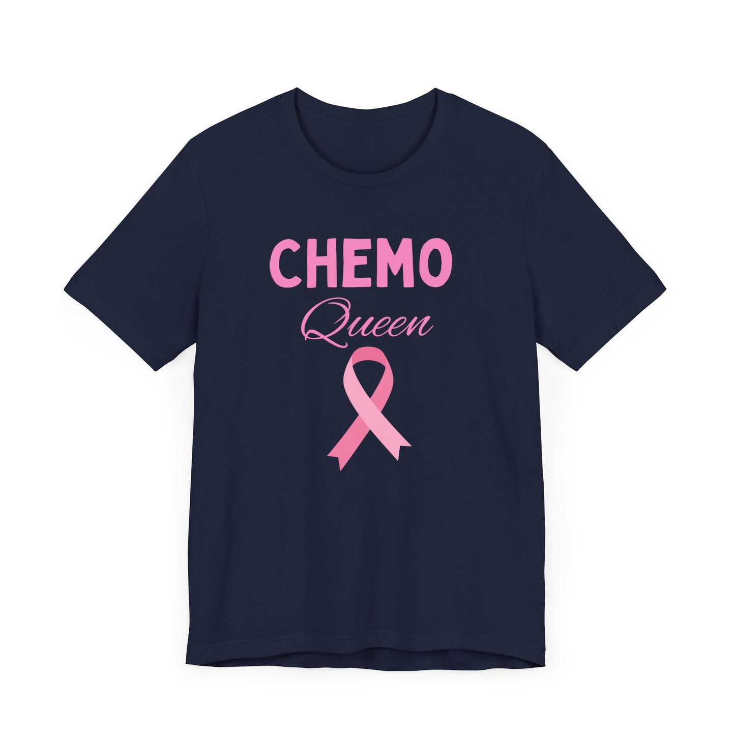 Breast cancer awareness chemo queen Unisex Jersey Short Sleeve Tee, breast cancer awareness