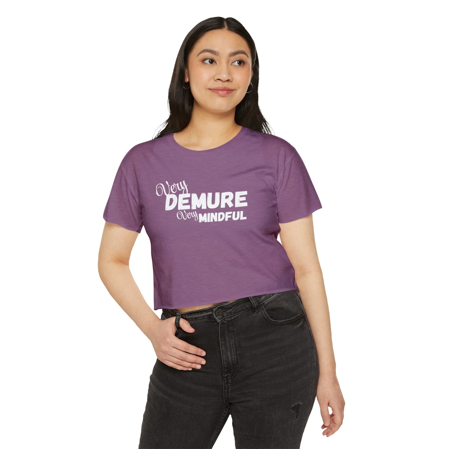 Very demure very mindful Crop Top shirt . Tik tok trend shirts for teens back to school birthdays and Christmas