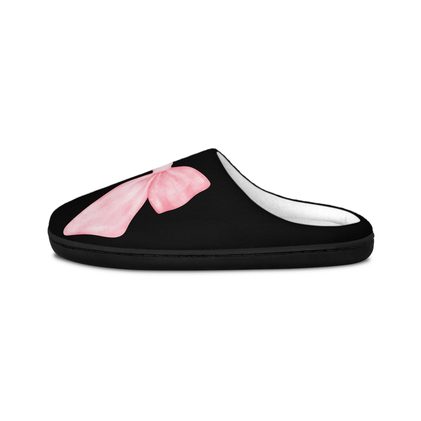 Pink bow Slippers, Preppy Coquette Style Slippers , Indoor Slippers Gift, Comfy House Shoes, Cute Slip Ons, Cozy Bedroom Slides