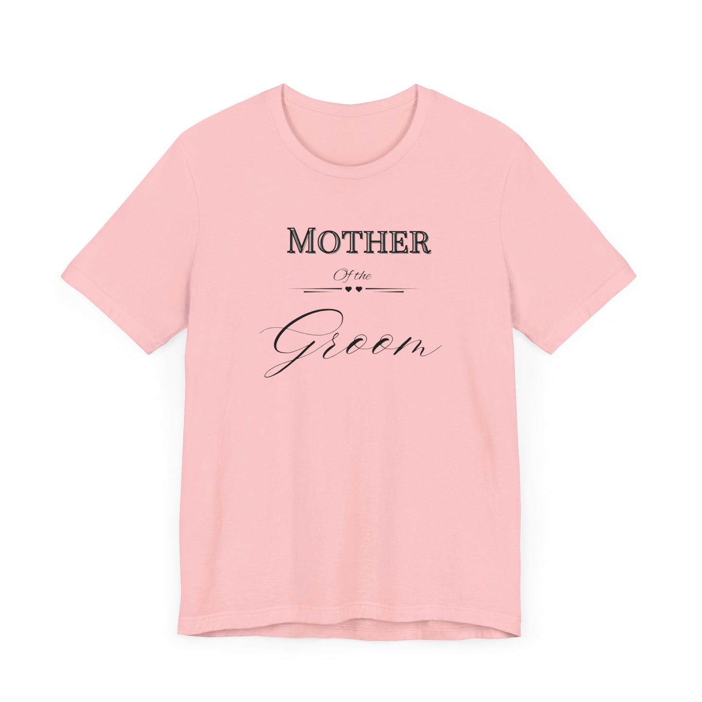Mother of the groom of Unisex Jersey Short Sleeve Tee, bridal party shirt for grooms mother, wedding party shirts Express Delivery available