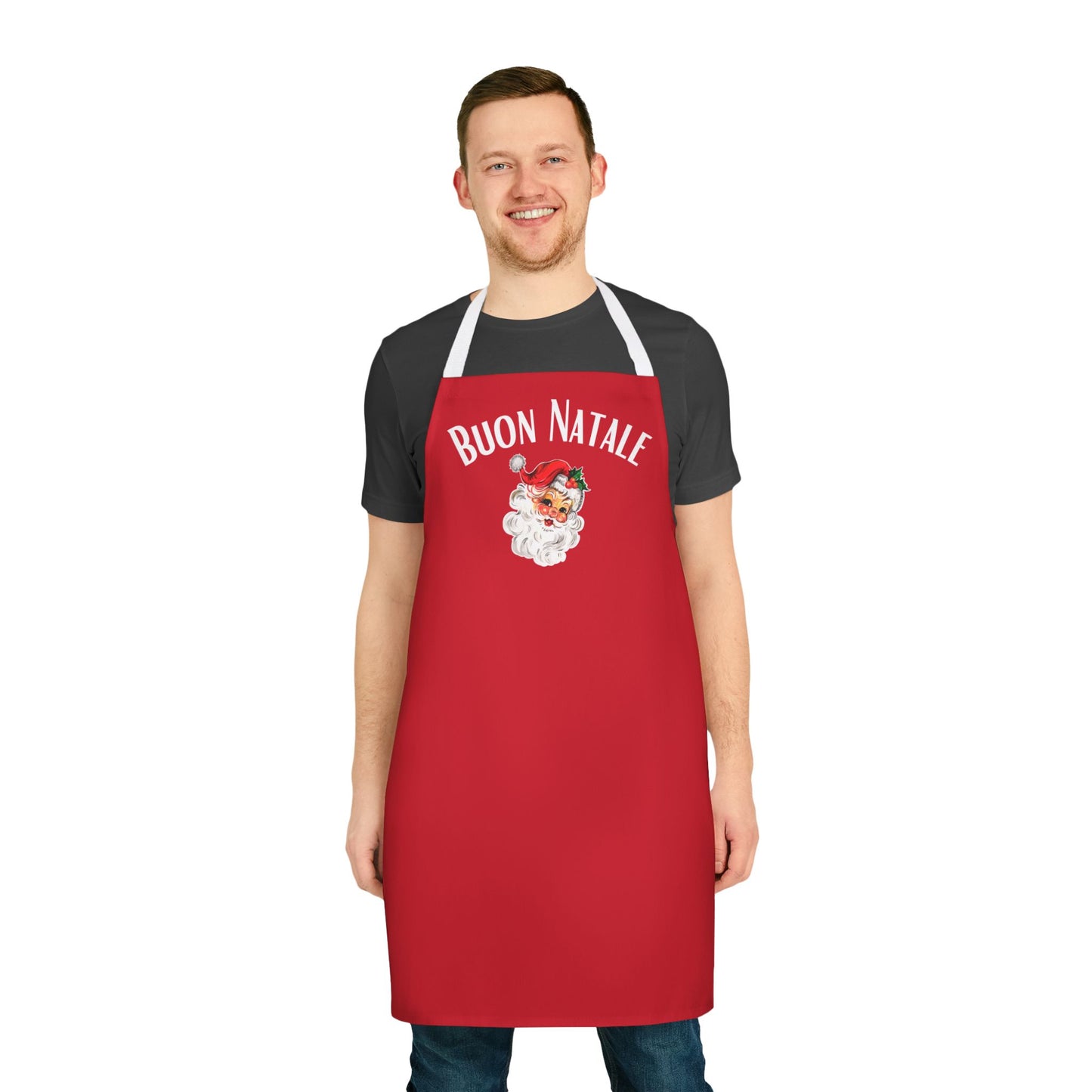 Merry Italian Christmas, buon Natale, apron, Italian gift, Nonna, Nanny,Grandma, Christmas gift , birthday gift, Christmas, Christmas apron