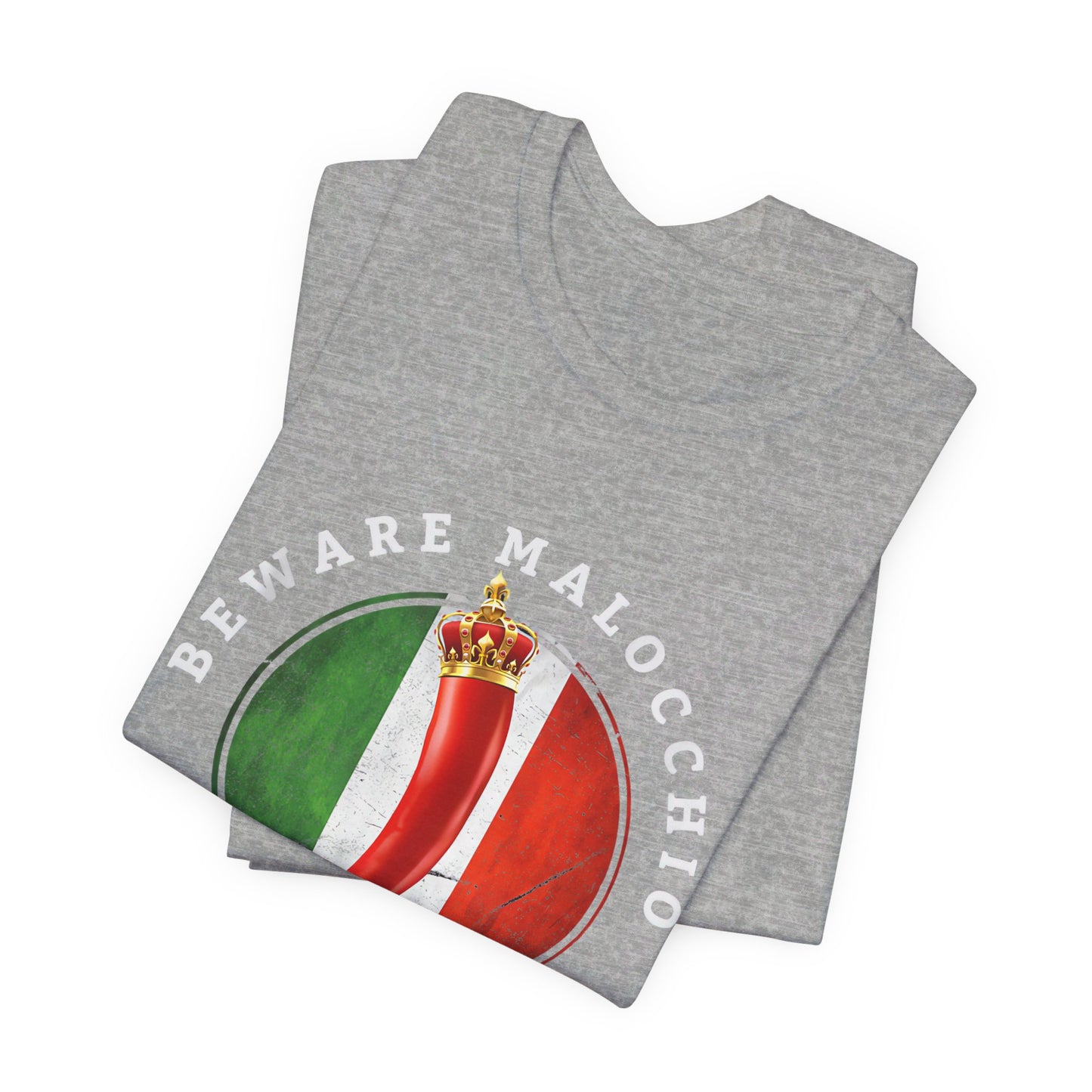 Italian inspired horn corno cornocello - beware of Macchio-evil eye-great Italian gift -  men and women shirt