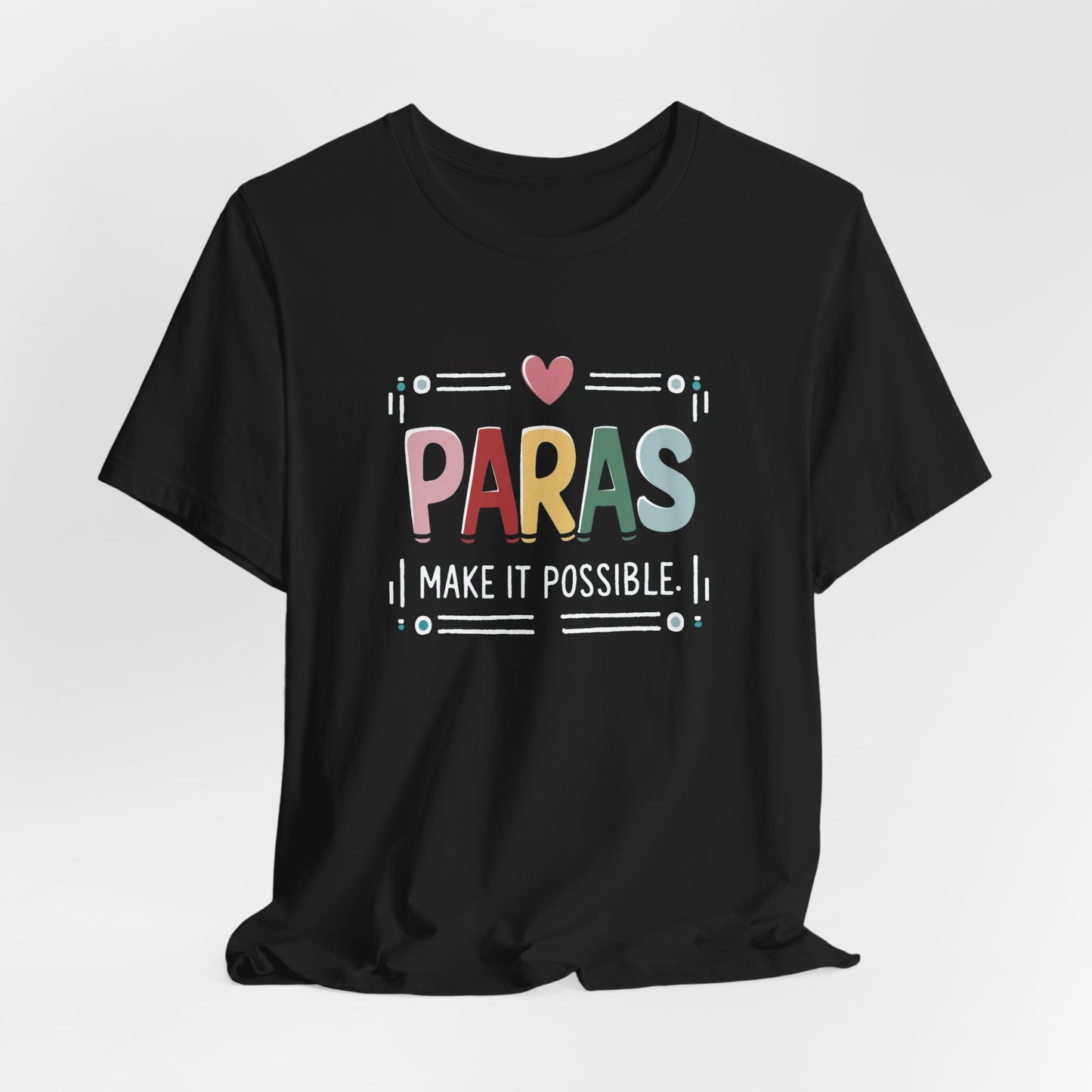 Paras Kids' Tee — Colorful Heart Design