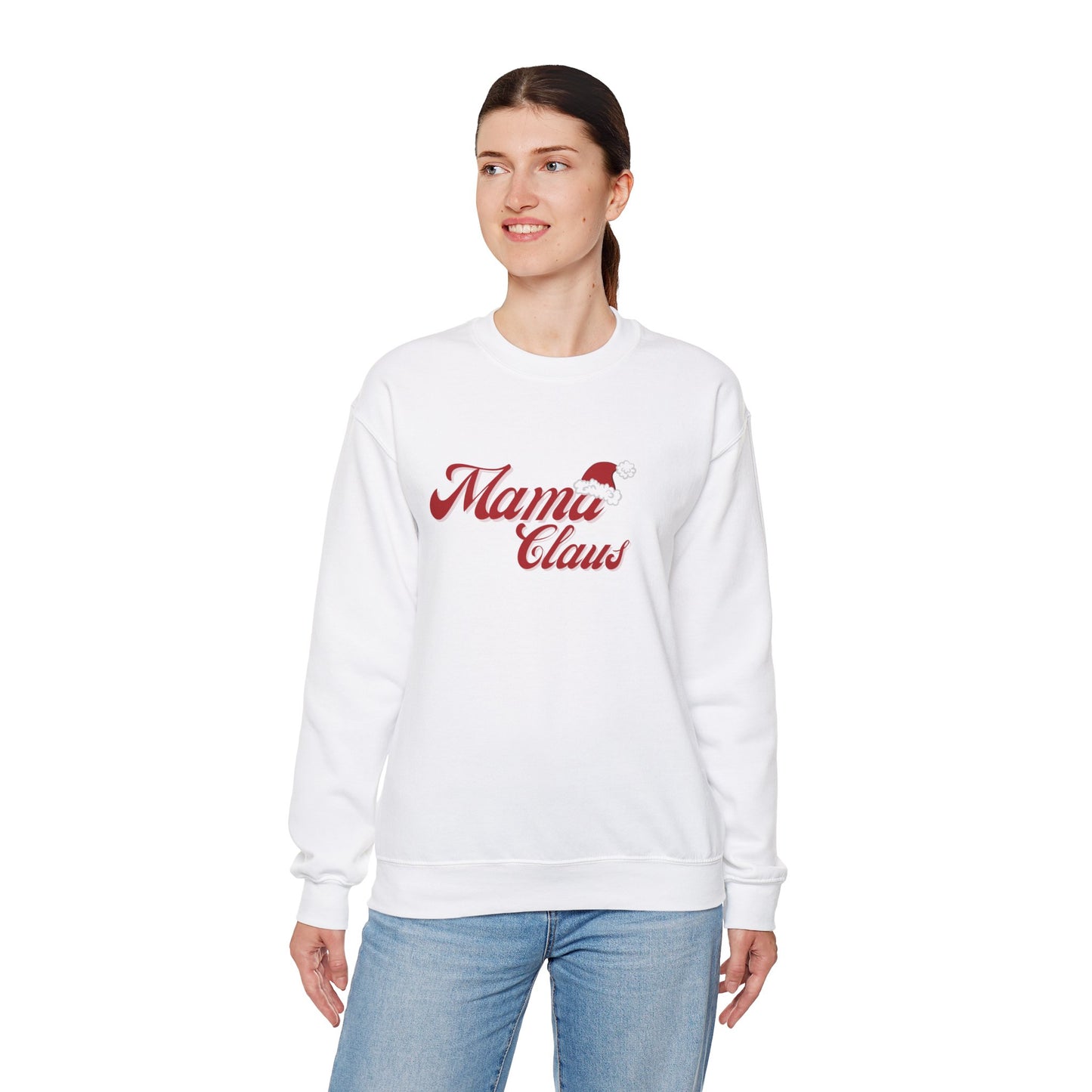Christmas Mama Claus Sweatshirt,merry Christmas shirt, holiday mamma, Christmas mom