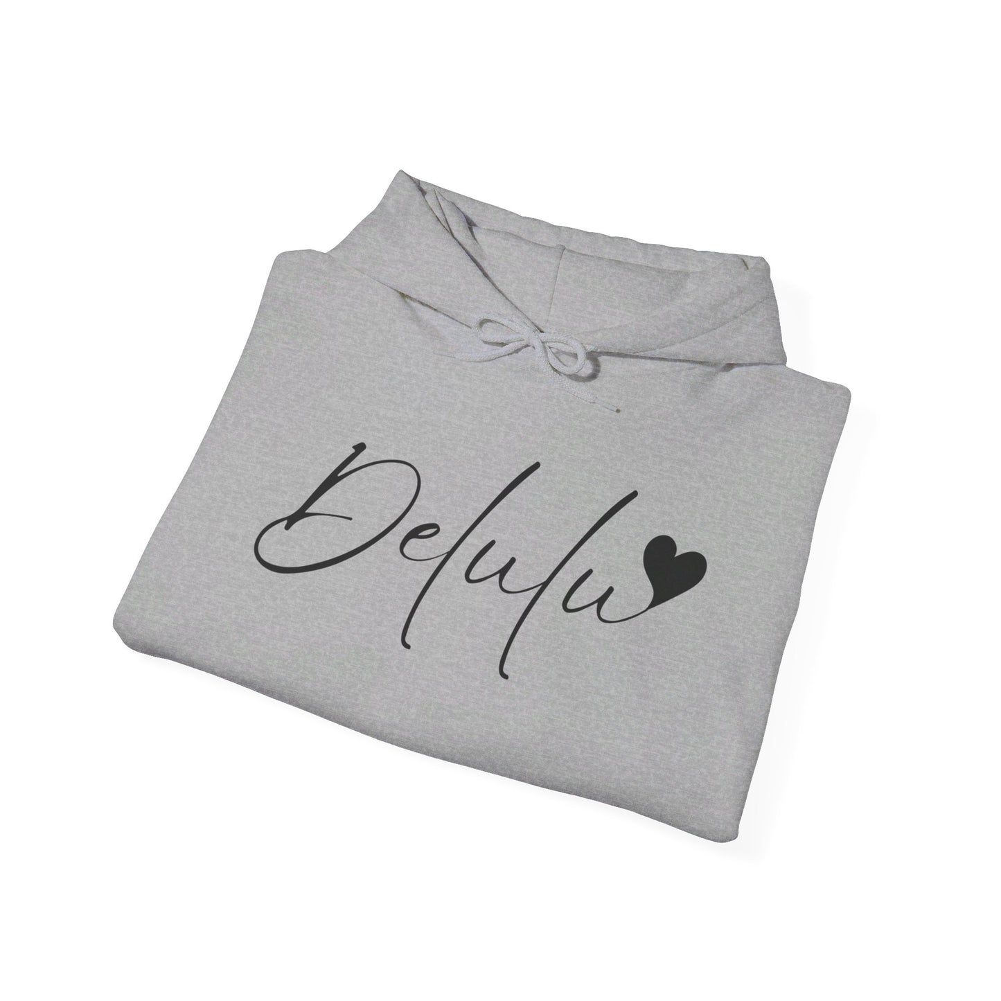 Delulu Unisex Heavy Blend™ Hooded Sweatshirt, teen trendy sweatshirt, back to school Christmas birthday gift shirts , middle school favorite