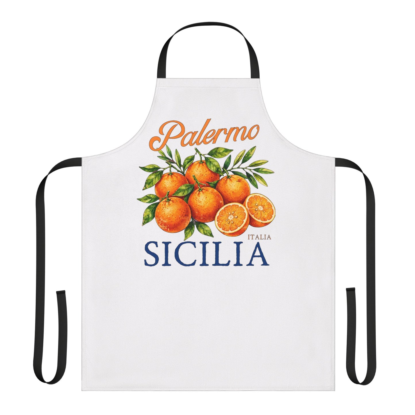 Palermo Sicilia Orange Kitchen Apron