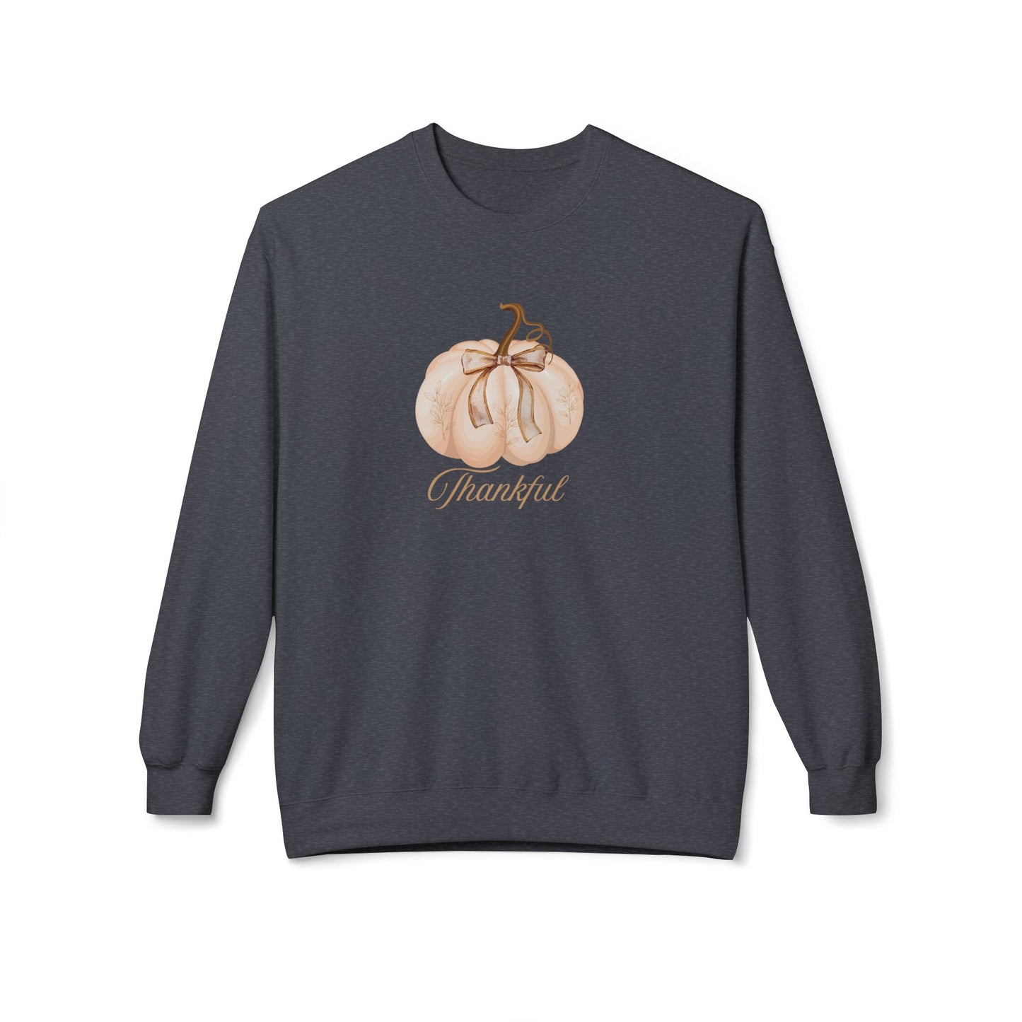 Thankful Pumpkin Sweatshirt, Cozy Fall Crewneck, Autumn Fashion, Thanksgiving Gift, Unisex Sweatshirt