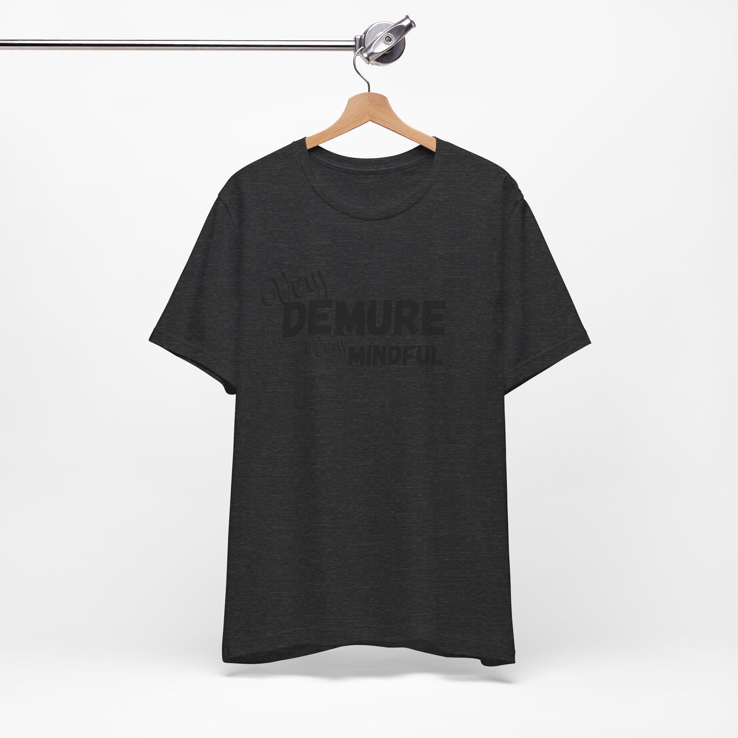 Very demure very mindful cutesy Short Sleeve Tee, tik tok trend shirt, perfect for back to school teen birthdays and Christmas