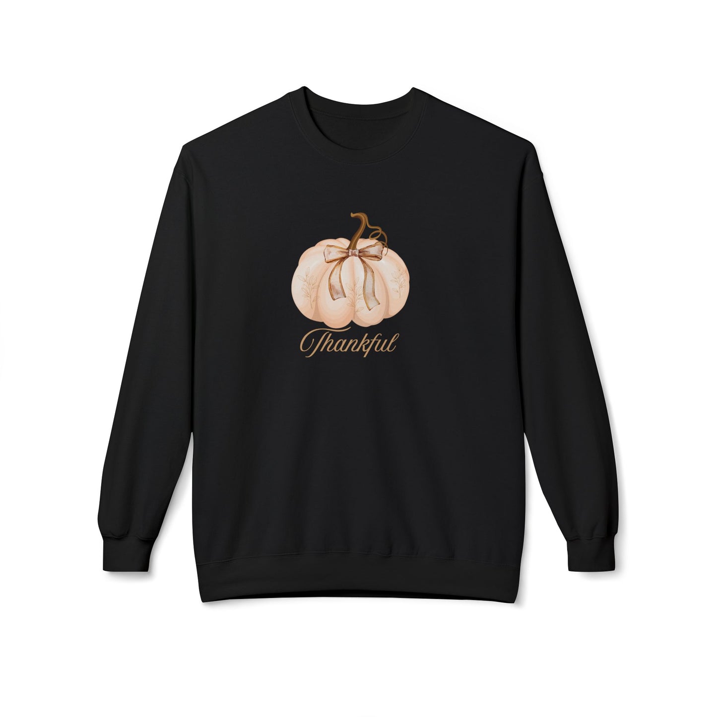 Thankful Pumpkin Sweatshirt, Cozy Fall Crewneck, Autumn Fashion, Thanksgiving Gift, Unisex Sweatshirt