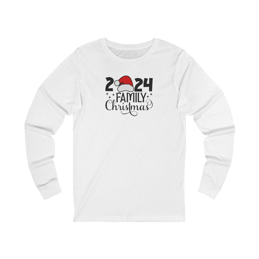 Christmas 2024 Family Unisex Tee, Holiday Long Sleeve Shirt, Xmas Matching Outfits, family pajamas ,
Seasonal Apparel