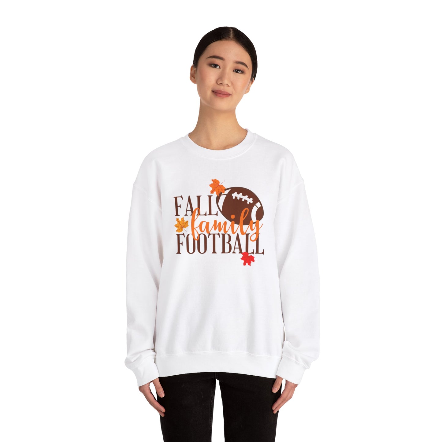 Fall Family Football Sweatshirt, Thanksgiving Crewneck, thanksgiving, Autumn Sports Pullover, Football Fan Team Apparel, Cozy Fall Outerwear