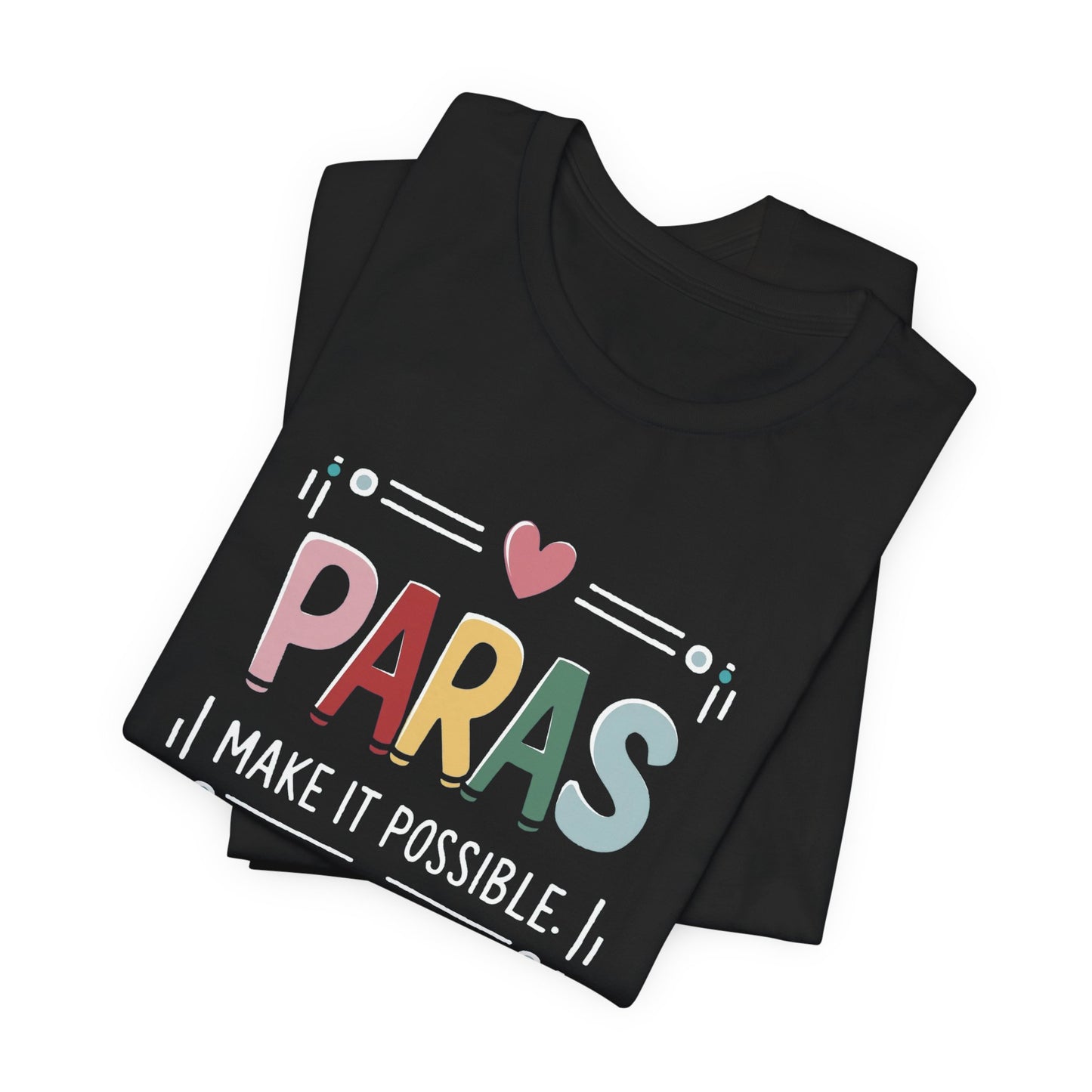 Paras Kids' Tee — Colorful Heart Design