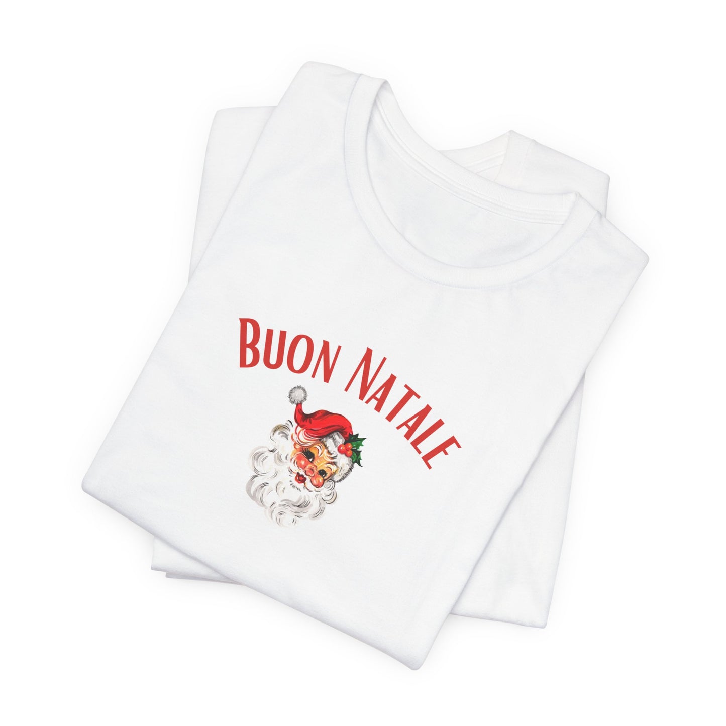 Buon Natale Christmas Unisex Tee, Matching Family Shirt, Merry Christmas T-Shirt, Holiday Apparel, Festive Top