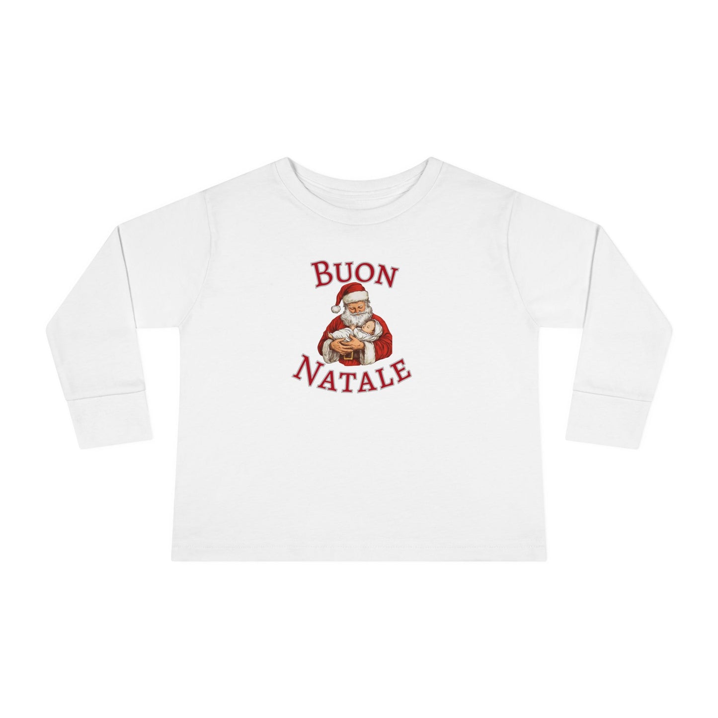 Buon Natale Santa, Toddler Long Sleeve Tee | Christmas