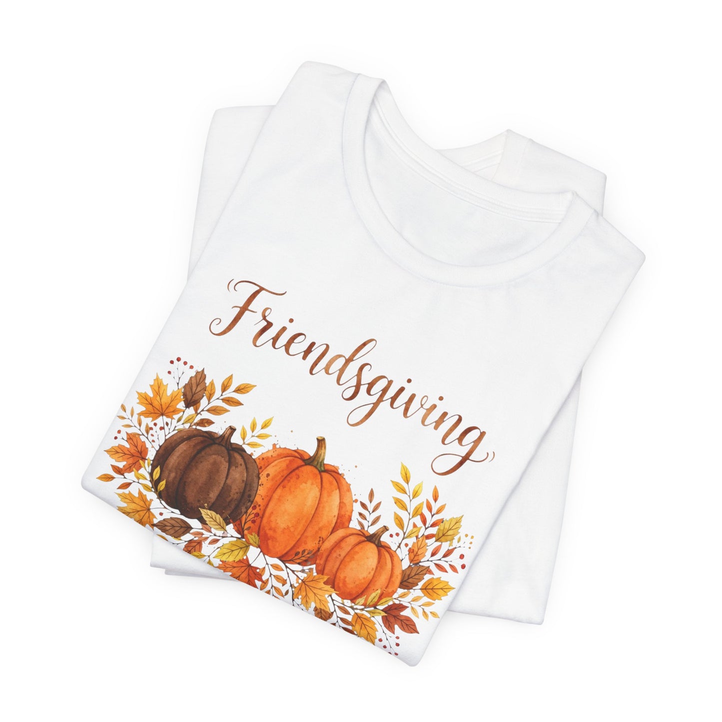 Friendsgiving Pumpkins Tee – Autumn Harvest Graphic T-Shirt
