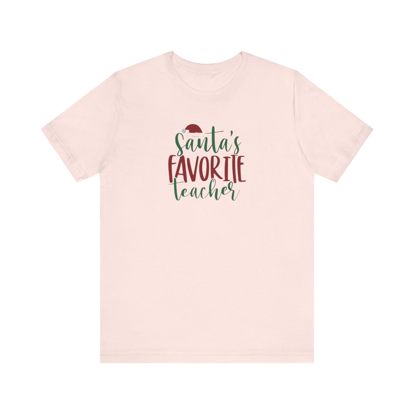 Teacher shirt Santa favorite teacher shirt, Christmas Gift Teacher, male and female Christmas teacher shirt,Teachers Life Shirt,Teacher Life