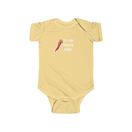 Italian cornicello  Baby Bodysuit, Funny Infant One , Cute Baby Outfit, Gift for New Parents, Chili Pepper Baby Clothes