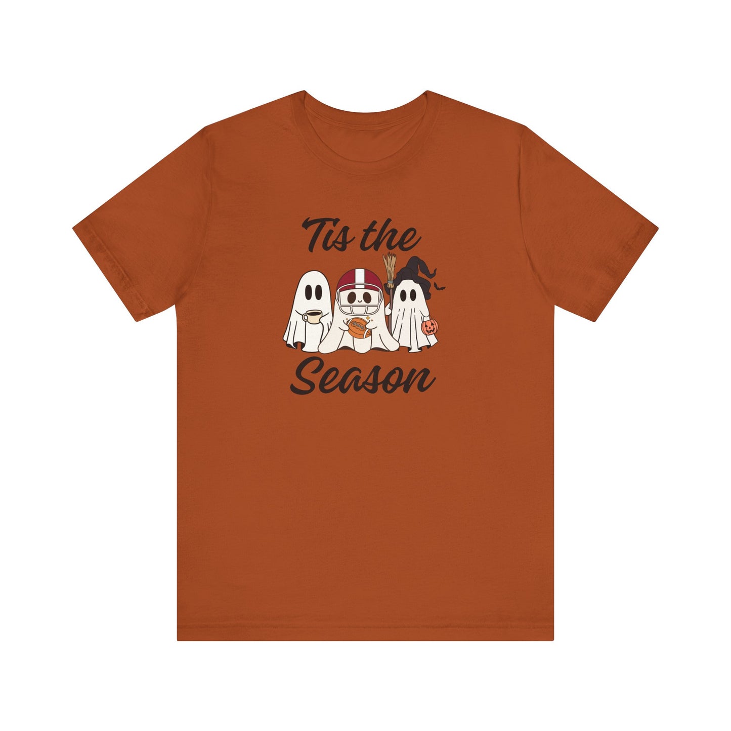 Funny Fall Football Ghost Tee